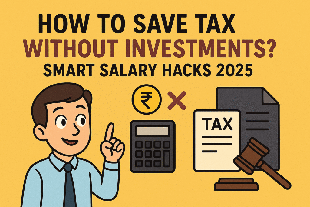 Save Tax Without Investments