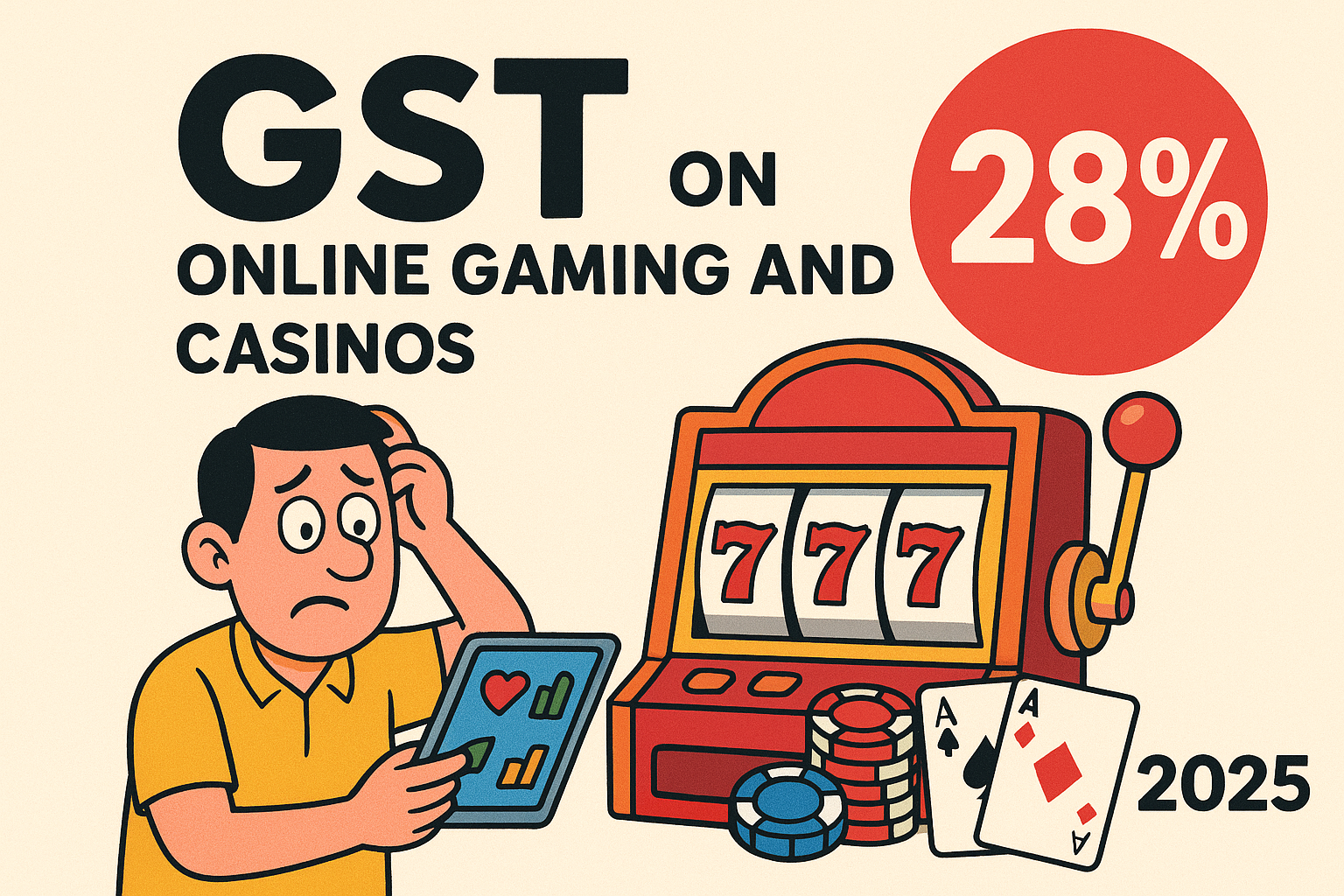 GST on Online Gaming And Casinos