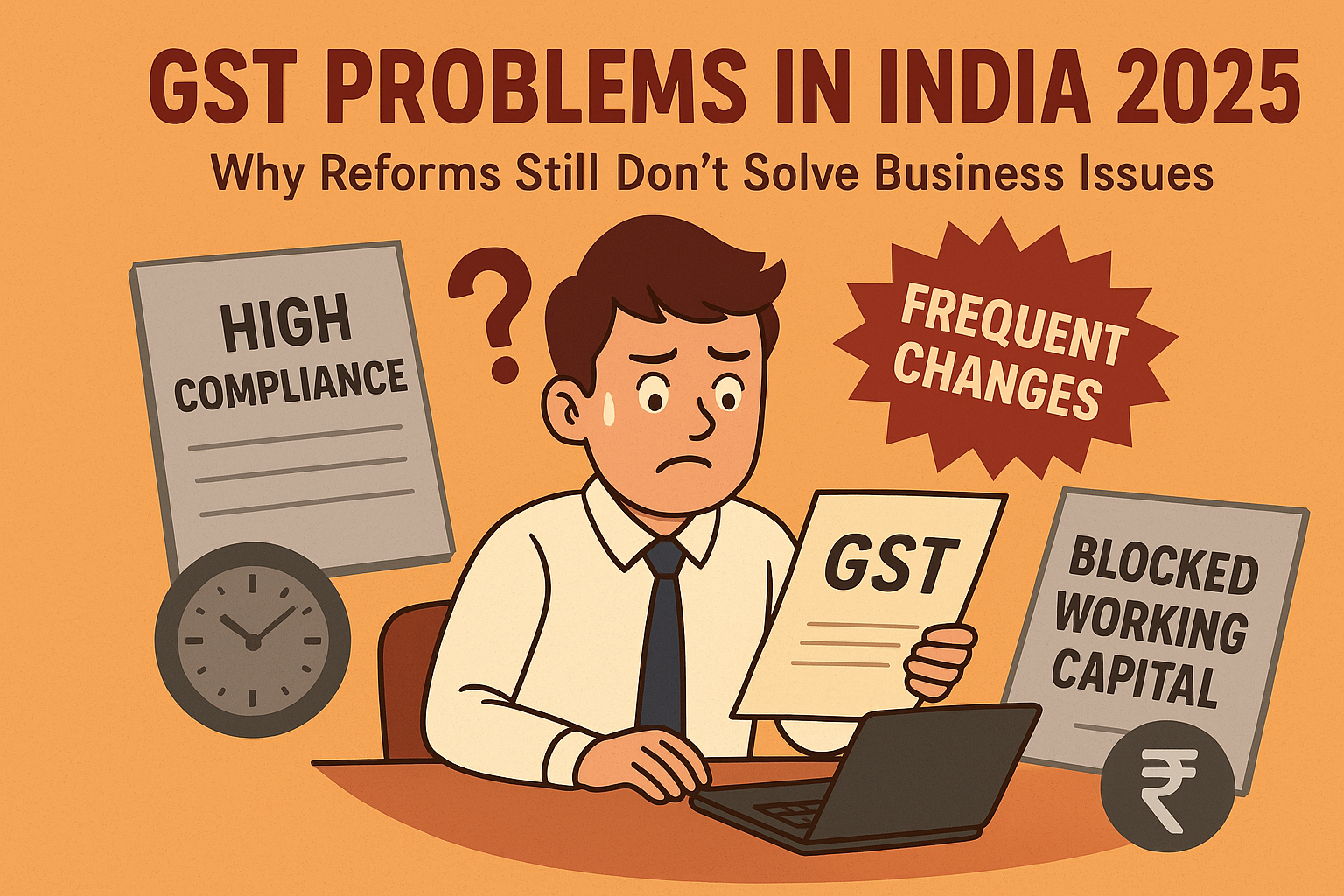 GST Problems in India 2025: Why Reforms Still Don’t Solve Business Issues