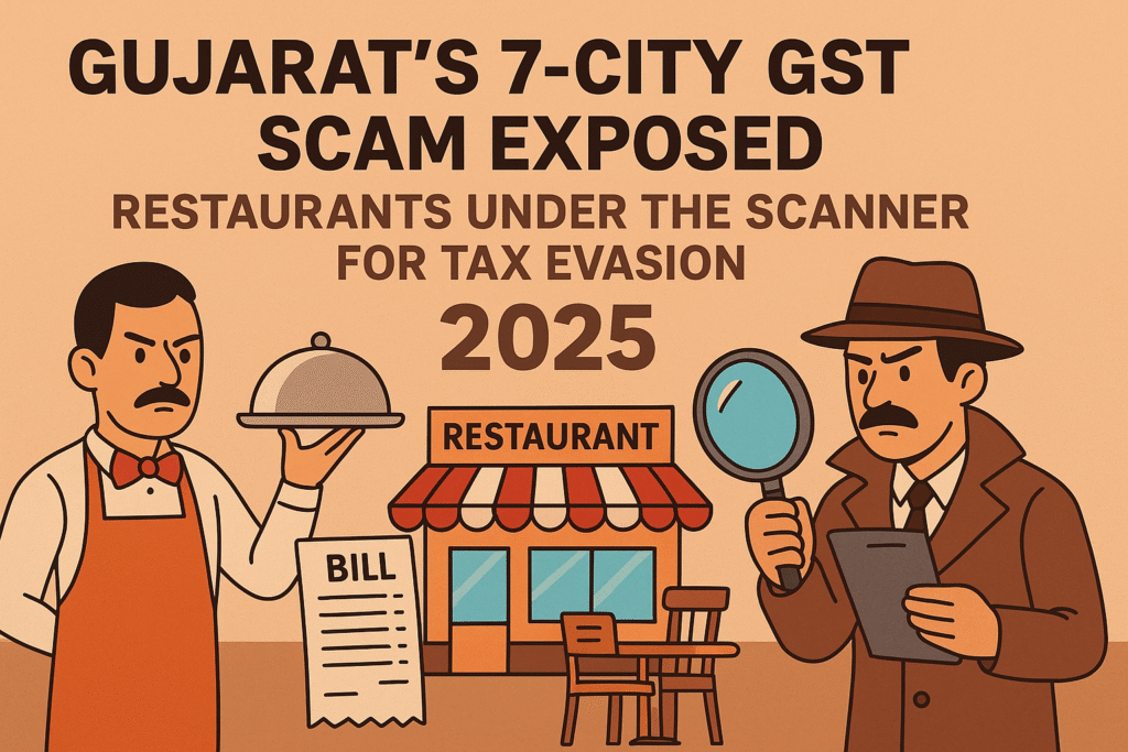 Gujarat’s 7-City GST Scam Exposed: Restaurants Under the Scanner for Tax Evasion 2025