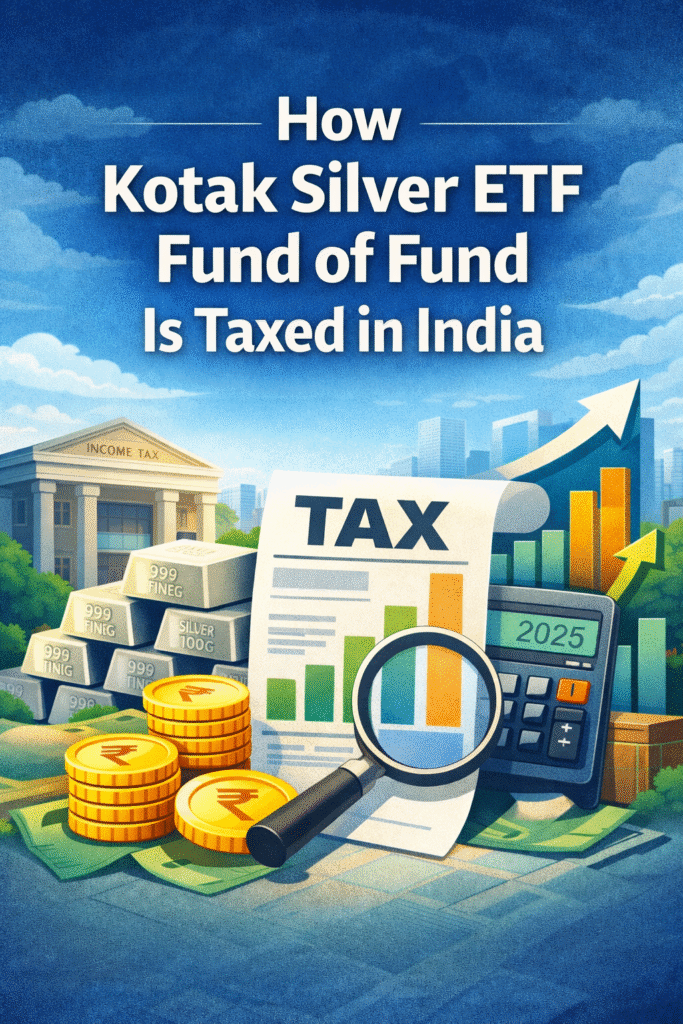How Kotak Silver ETF Fund of Fund Is Taxed in India